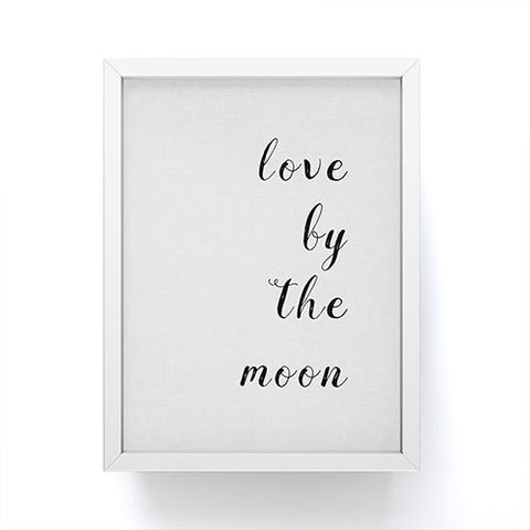 Orara Studio Love By The Moon Framed Mini Art Print
