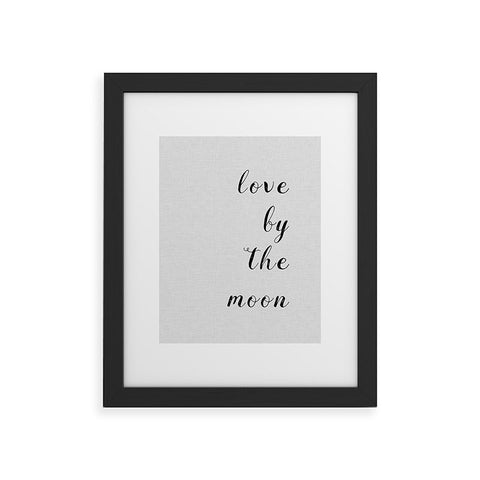 Orara Studio Love By The Moon Framed Art Print
