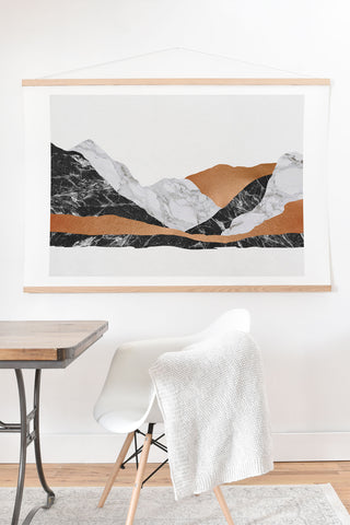 Orara Studio Marble Landscape I Art Print And Hanger