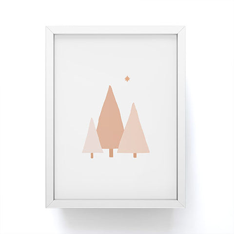 Orara Studio Minimal Trees Framed Mini Art Print
