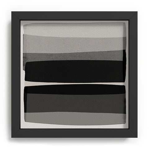 Orara Studio Modern Black and White Recessed Framing Square