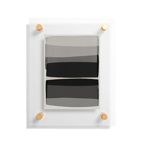 Orara Studio Modern Black and White Floating Acrylic Print