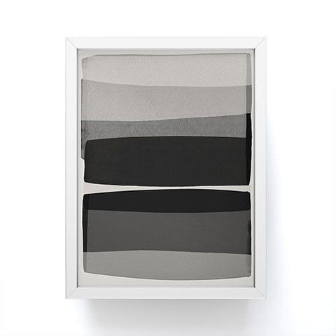 Orara Studio Modern Black and White Framed Mini Art Print