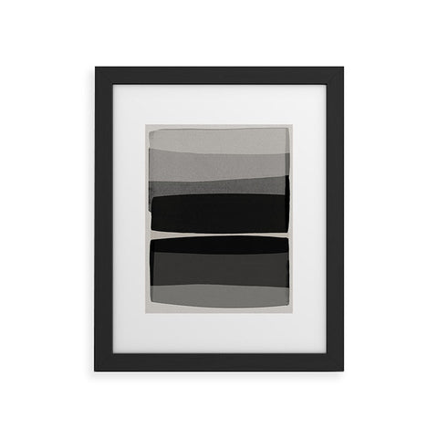 Orara Studio Modern Black and White Framed Art Print