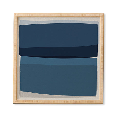 Orara Studio Modern Blue Framed Wall Art
