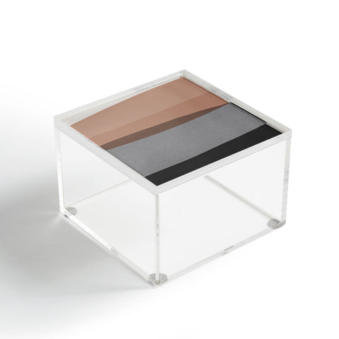 Orara Studio Modern Grey And Pink Acrylic Box