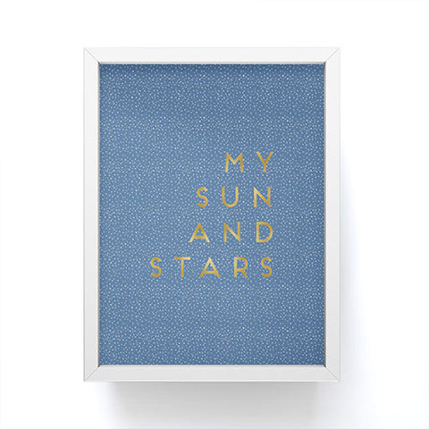 Orara Studio My Sun And Stars Framed Mini Art Print