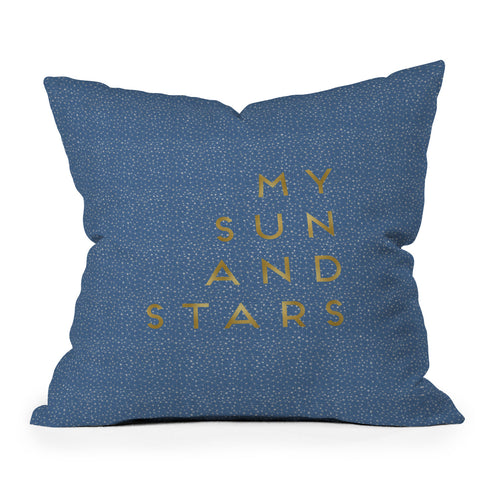 Orara Studio My Sun And Stars Throw Pillow