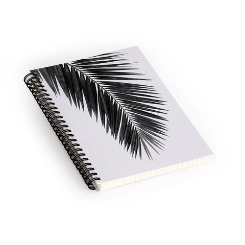 Orara Studio Palm Leaf Black and White I Spiral Notebook