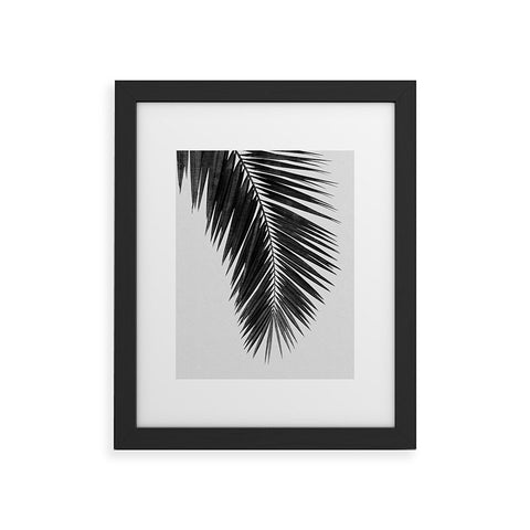 Orara Studio Palm Leaf Black and White I Framed Art Print