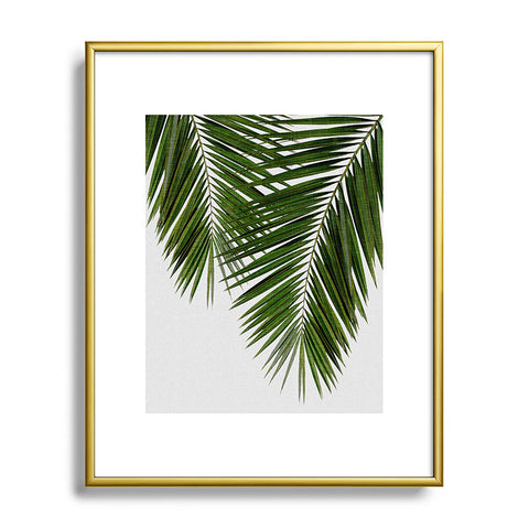 Orara Studio Palm Leaf II Metal Framed Art Print