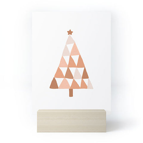 Orara Studio Pastel Christmas Tree Mini Art Print