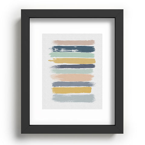 Orara Studio Pastel Stripes Recessed Framing Rectangle