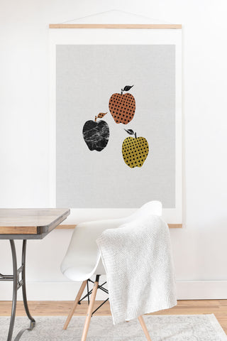 Orara Studio Scandi Apples Art Print And Hanger