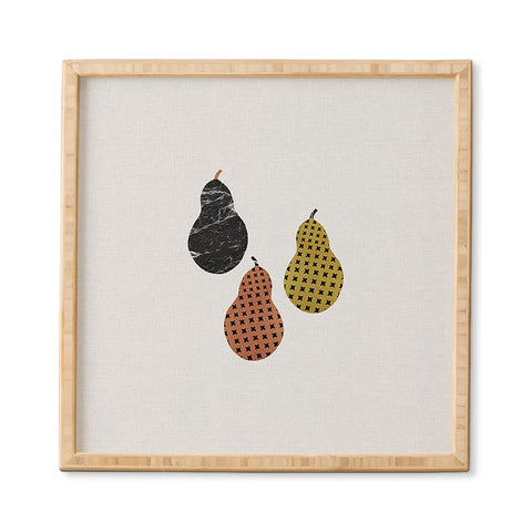 Orara Studio Scandi Pears Framed Wall Art