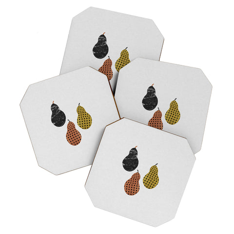 Orara Studio Scandi Pears Coaster Set