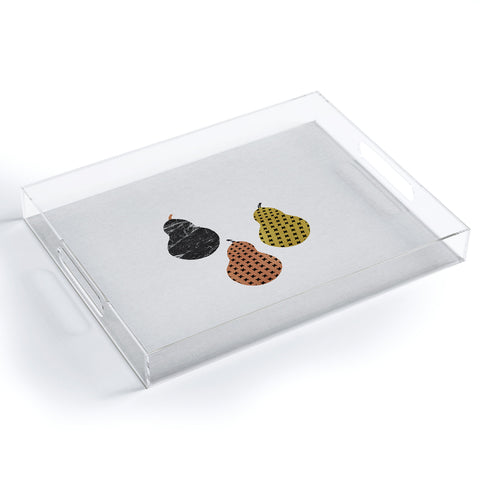 Orara Studio Scandi Pears Acrylic Tray