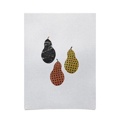 Orara Studio Scandi Pears Poster