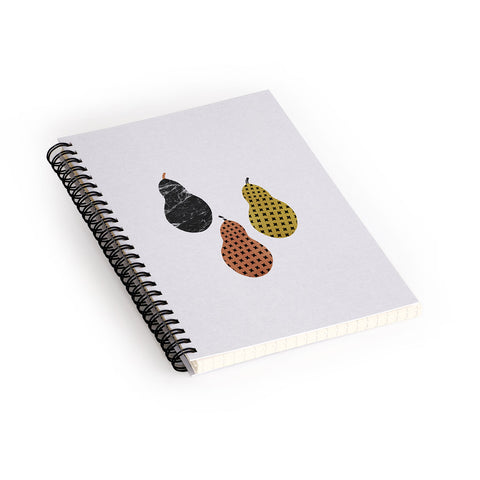 Orara Studio Scandi Pears Spiral Notebook
