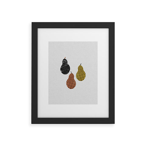 Orara Studio Scandi Pears Framed Art Print