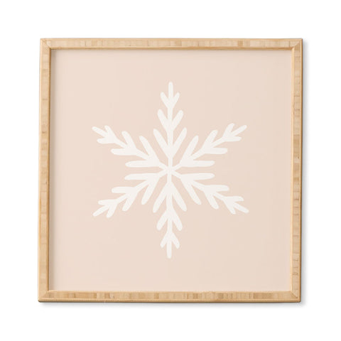 Orara Studio Snowflake Painting Framed Wall Art