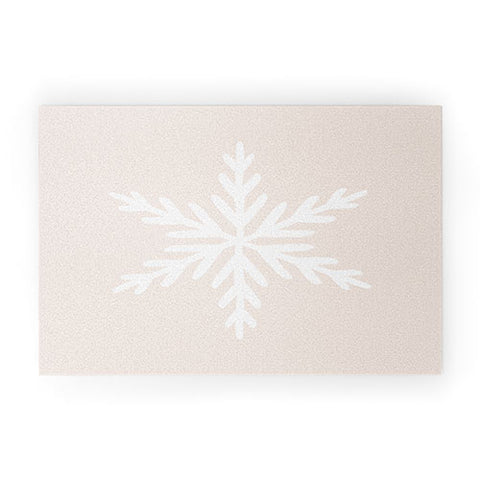 Orara Studio Snowflake Painting Welcome Mat