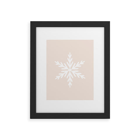Orara Studio Snowflake Painting Framed Art Print