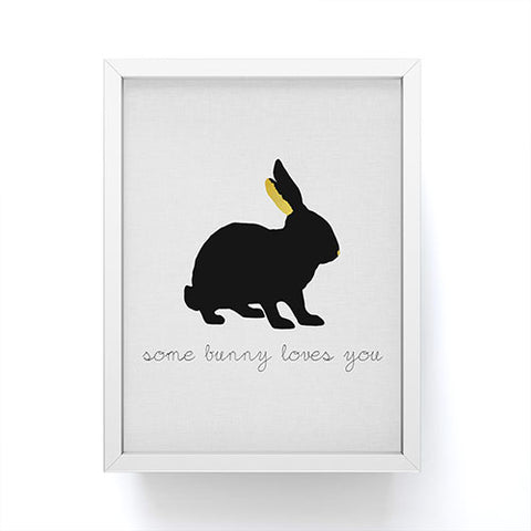 Orara Studio Some Bunny Loves You Framed Mini Art Print