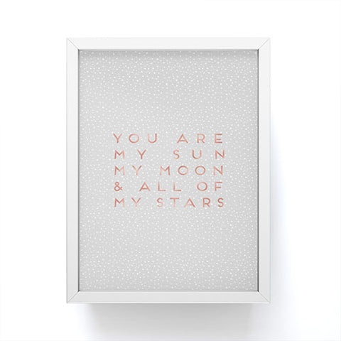 Orara Studio Sun Moon And Stars Framed Mini Art Print