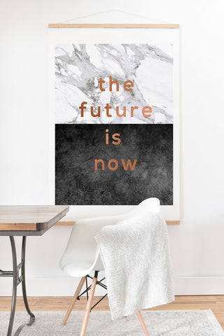 Orara Studio The Future Is Now Quote Art Print And Hanger