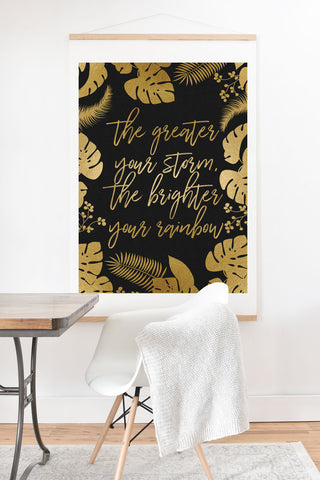 Orara Studio The Greater Your Storm Art Print And Hanger