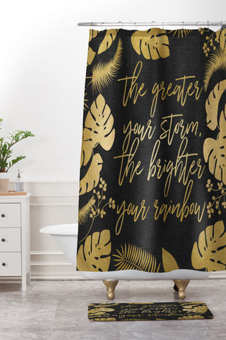 Orara Studio The Greater Your Storm Shower Curtain And Mat