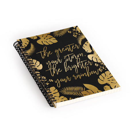 Orara Studio The Greater Your Storm Spiral Notebook