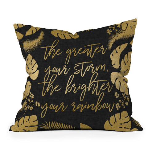 Orara Studio The Greater Your Storm Throw Pillow