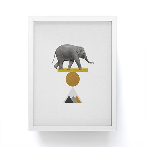 Orara Studio Tribal Elephant Framed Mini Art Print