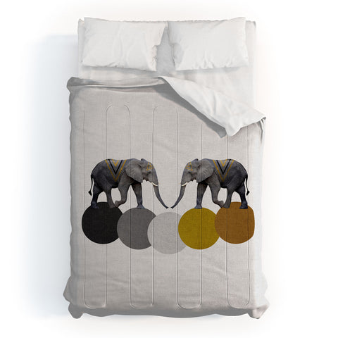 Orara Studio Tribal Elephants Comforter