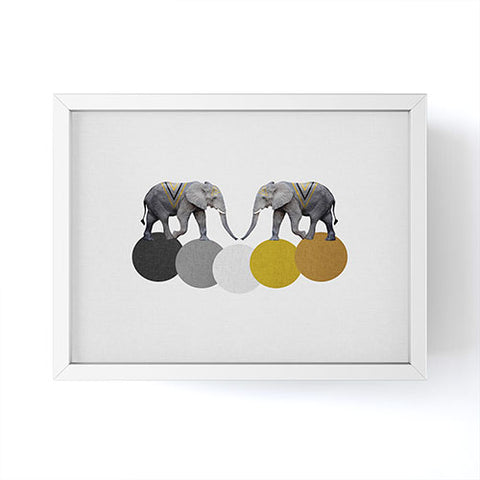 Orara Studio Tribal Elephants Framed Mini Art Print