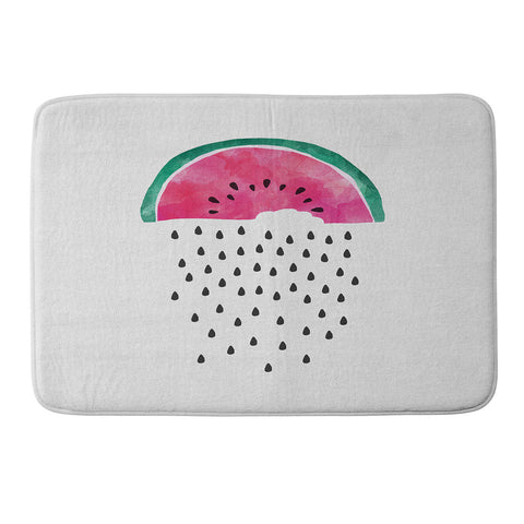 Orara Studio Watermelon Rain Memory Foam Bath Mat