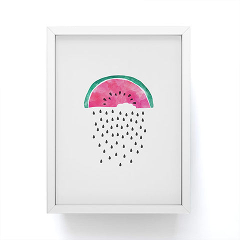 Orara Studio Watermelon Rain Framed Mini Art Print