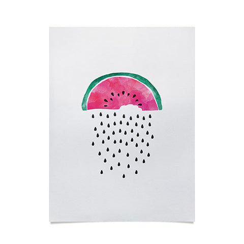 Orara Studio Watermelon Rain Poster