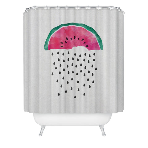 Orara Studio Watermelon Rain Shower Curtain