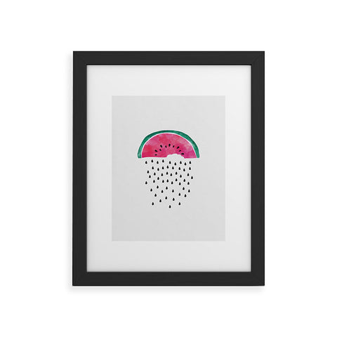 Orara Studio Watermelon Rain Framed Art Print