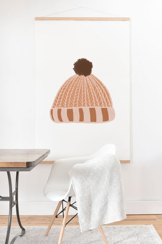 Orara Studio Woolly Hat Art Print And Hanger