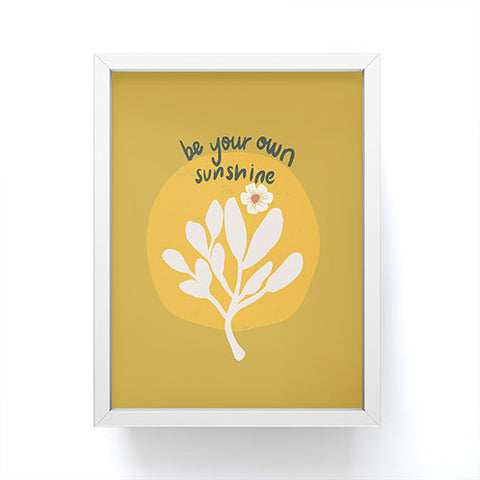 Oris Eddu Be Your Own Sunshine Framed Mini Art Print