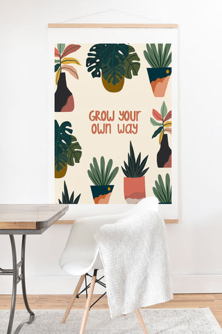 Oris Eddu Grow your own way Art Print And Hanger