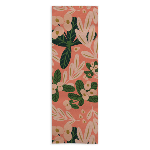 Oris Eddu Poppy Pine pink Yoga Towel
