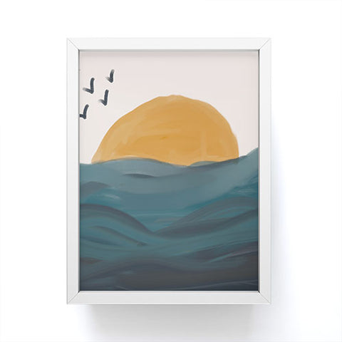 Oris Eddu Smooth Wave Framed Mini Art Print