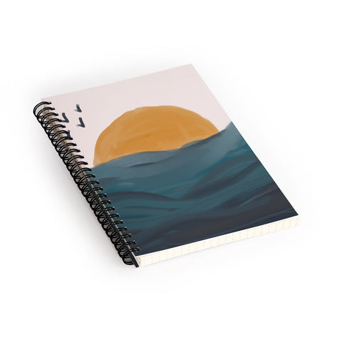 Oris Eddu Smooth Wave Spiral Notebook