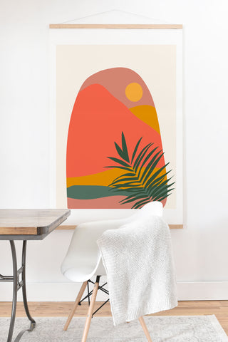 Oris Eddu Tropical Landscape Art Print And Hanger