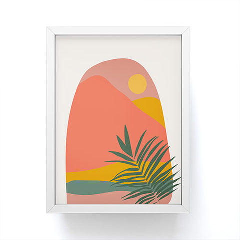 Oris Eddu Tropical Landscape Framed Mini Art Print